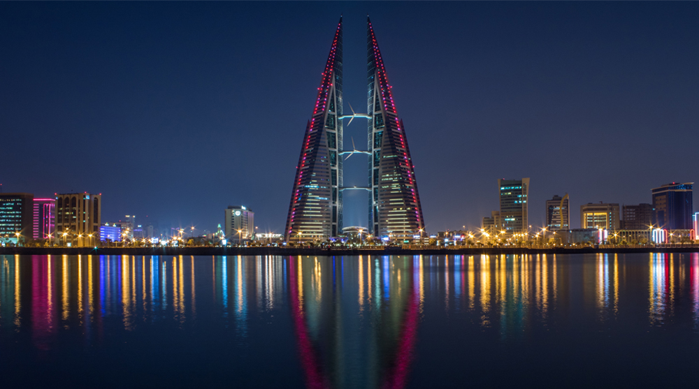 Bahrain world trade center wind turbines sustainable design skyscraper architecture